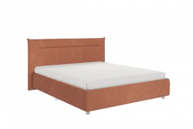 Кровать 1,6 Альба с основанием (Персик велюр) в Томмоте - tommot.katalogmebeli.com | фото