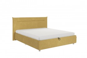 Кровать 1,6 Альба (Медовый велюр/под-мех) в Томмоте - tommot.katalogmebeli.com | фото 1