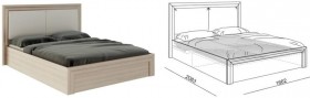 Кровать 1,6 Глэдис (М32) с подъемным механизмом Распродажа в Томмоте - tommot.katalogmebeli.com | фото 2