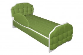 Кровать 160 Атлет 76 Зелёный (мягкий бортик) в Томмоте - tommot.katalogmebeli.com | фото