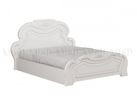 Кровать 1,6м Александрина (Белый/Белый глянец) в Томмоте - tommot.katalogmebeli.com | фото