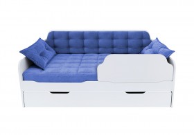 Кровать 170 серии Спорт Лайт 1 ящик 85 Синий (подушки) в Томмоте - tommot.katalogmebeli.com | фото