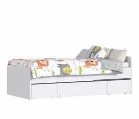 Кровать (900) СБ-3149 Терра (Белый) в Томмоте - tommot.katalogmebeli.com | фото