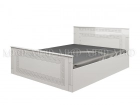 Кровать Афина-1 1,6 м (Белый/Белый глянец) в Томмоте - tommot.katalogmebeli.com | фото