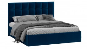 Кровать без ПМ «Эмбер» Велюр Confetti/Blue в Томмоте - tommot.katalogmebeli.com | фото