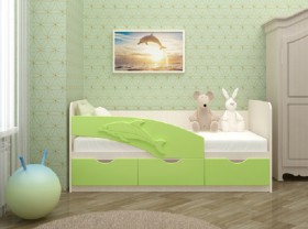 Кровать детская 1,6м Дельфин (Розовый металлик) в Томмоте - tommot.katalogmebeli.com | фото 2
