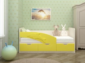 Кровать детская 1,6м Дельфин (Розовый металлик) в Томмоте - tommot.katalogmebeli.com | фото 3