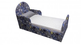 Кровать детская Соня (Печать Филин (синий), 1 категория) в Томмоте - tommot.katalogmebeli.com | фото