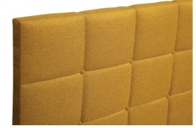 Кровать "Диана" ш. 1400 (Н=1010мм) (жаккард горчица) в Томмоте - tommot.katalogmebeli.com | фото 5