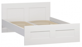 Кровать двухспальная Сириус 1200мм белый в Томмоте - tommot.katalogmebeli.com | фото