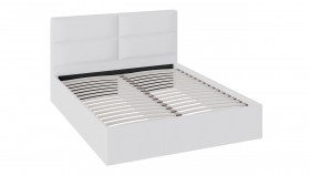 Кровать «Глосс» с мягкой обивкой тип 1 (1600) (Белая) в Томмоте - tommot.katalogmebeli.com | фото