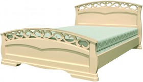 Кровать Грация-1 из массива сосны 1400*2000 Слоновая кость в Томмоте - tommot.katalogmebeli.com | фото 21