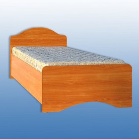 Кровать одинарная с ящиками 800-1 без матраса (круглые спинки) Вишня Оксфорд в Томмоте - tommot.katalogmebeli.com | фото 2