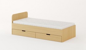 Кровать с ящиками 900 (Беленый дуб) в Томмоте - tommot.katalogmebeli.com | фото