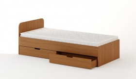 Кровать с ящиками 900 (Бук темный) в Томмоте - tommot.katalogmebeli.com | фото 1