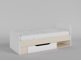 Кровать Санни 1650х750 (Белый/корпус Клен) в Томмоте - tommot.katalogmebeli.com | фото