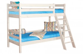 Кровать Соня вариант 10 двухъярусная с наклонной лестницей Лаванда в Томмоте - tommot.katalogmebeli.com | фото 2