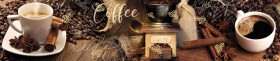 Кухонный фартук Мерцание Кофейная Арабика золото в Томмоте - tommot.katalogmebeli.com | фото