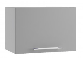 Квадро ПГ 500 шкаф верхний горизонтальный (Белый софт/корпус Серый) в Томмоте - tommot.katalogmebeli.com | фото