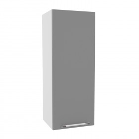 Квадро ВП 350 шкаф верхний высокий (Белый софт/корпус Серый) в Томмоте - tommot.katalogmebeli.com | фото