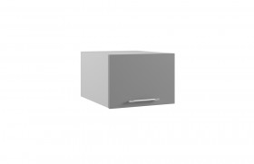 Лофт ГПГ 500 шкаф верхний горизонтальный глубокий (Дуб бурый/корпус Серый) в Томмоте - tommot.katalogmebeli.com | фото