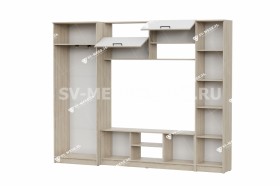 Мебель для гостиной МГС 3 Исполнение 1 Дуб Сонома / Белый в Томмоте - tommot.katalogmebeli.com | фото 3