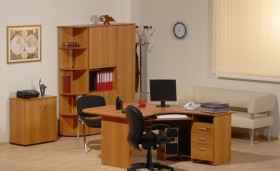 Мебель для персонала Рубин 42 Светлый миланский орех в Томмоте - tommot.katalogmebeli.com | фото 2