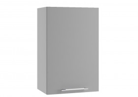 Монца П 450 шкаф верхний (Белый софт/корпус Серый) в Томмоте - tommot.katalogmebeli.com | фото