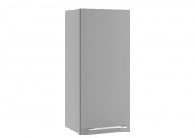 Монца ВП 300 шкаф верхний высокий (Белый софт/корпус Серый) в Томмоте - tommot.katalogmebeli.com | фото