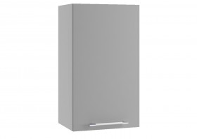 Монца ВП 400 шкаф верхний высокий (Белый софт/корпус Серый) в Томмоте - tommot.katalogmebeli.com | фото