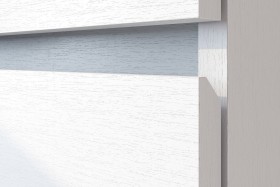 Модульная система "Токио" Тумба прикроватная Белый текстурный / Белый текстурный в Томмоте - tommot.katalogmebeli.com | фото 4