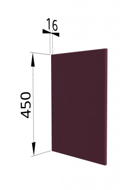 Панель торцевая (для шкафа горизонтального высокого) ВПГ Квадро (Виноград) в Томмоте - tommot.katalogmebeli.com | фото