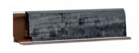 Плинтус LB-37, L=3000мм, каньон (черный) в Томмоте - tommot.katalogmebeli.com | фото
