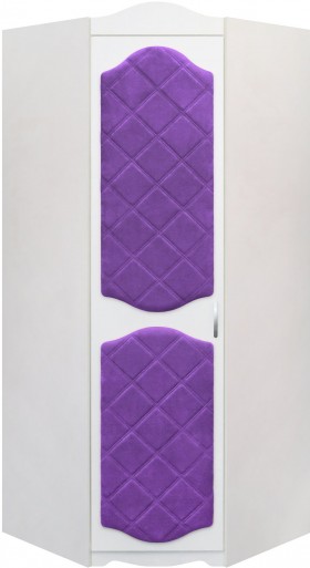 Шкаф угловой Иллюзия 32 Фиолетовый в Томмоте - tommot.katalogmebeli.com | фото