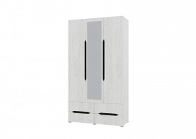 Шкаф 3-х створчатый с ящиками и зеркалом Вега (Прованс) в Томмоте - tommot.katalogmebeli.com | фото