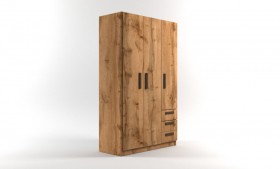 Шкаф 3-х створчатый с ящиками Шервуд (Дуб Вотан) в Томмоте - tommot.katalogmebeli.com | фото
