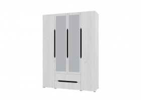 Шкаф 4-х створчатый с ящиками и зеркалами Вега (Прованс) в Томмоте - tommot.katalogmebeli.com | фото