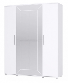 Шкаф 4х дверный Амели 1805 Белый в Томмоте - tommot.katalogmebeli.com | фото