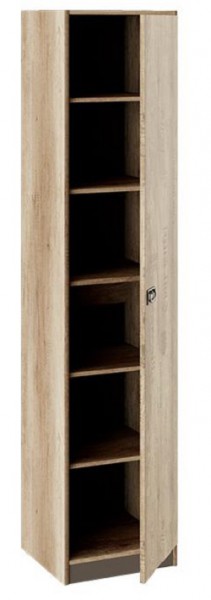Шкаф для белья «Пилигрим» (Дуб Каньон светлый, Фон серый) в Томмоте - tommot.katalogmebeli.com | фото 2
