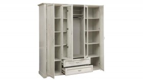Шкаф для одежды "Сохо" (бетон пайн белый/2 ящика/зеркало) в Томмоте - tommot.katalogmebeli.com | фото 6
