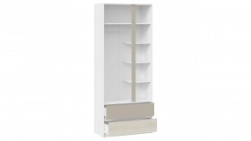Шкаф для одежды комбинированный «Сканди» Дуб Гарден/Белый/Глиняный серый в Томмоте - tommot.katalogmebeli.com | фото 2