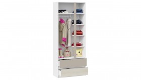 Шкаф для одежды комбинированный «Сканди» Дуб Гарден/Белый/Глиняный серый в Томмоте - tommot.katalogmebeli.com | фото 3