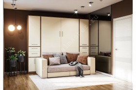 Шкаф-кровать с диваном Злата в Томмоте - tommot.katalogmebeli.com | фото 1