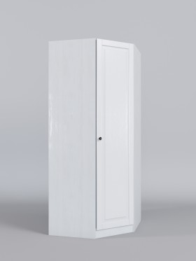 Шкаф угловой (угловая секция) Классика (Белый/корпус Выбеленное дерево) в Томмоте - tommot.katalogmebeli.com | фото