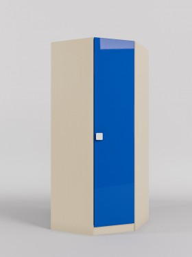 Шкаф угловой (угловая секция) Скай люкс (Синий/корпус Клен) в Томмоте - tommot.katalogmebeli.com | фото