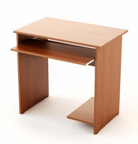 Компьютерный стол Малый упрощённый (Беленый дуб) в Томмоте - tommot.katalogmebeli.com | фото 2