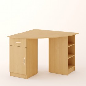 Угловой компьютерный стол 2 (Белёный дуб) в Томмоте - tommot.katalogmebeli.com | фото