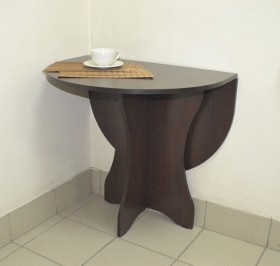 Стол кухонный Компакт (Венге темный) в Томмоте - tommot.katalogmebeli.com | фото
