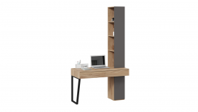 Стол письменный со шкафом комбинированным (настольным) «Порто» в Томмоте - tommot.katalogmebeli.com | фото 1