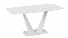 Стол раздвижной «Фабио» Тип 1 (Белый мрамор матовый) в Томмоте - tommot.katalogmebeli.com | фото 4